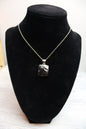 Shungite pendant in .925 silver
