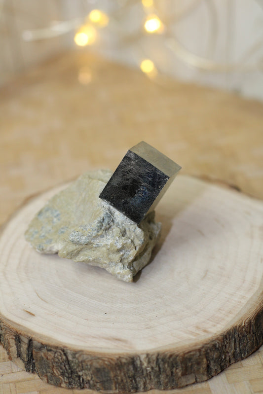 Spanish cubic pyrite