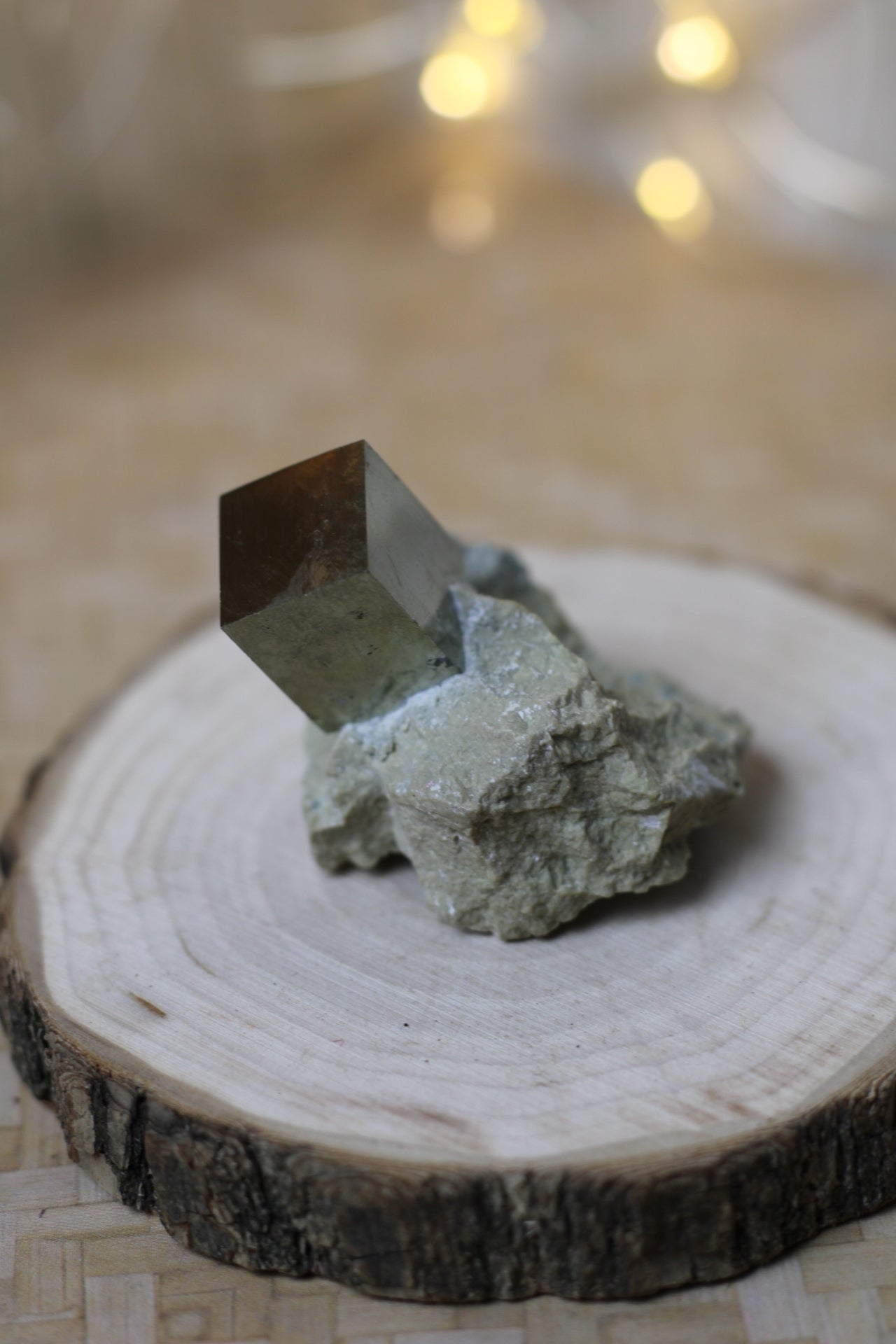 Spanish cubic pyrite