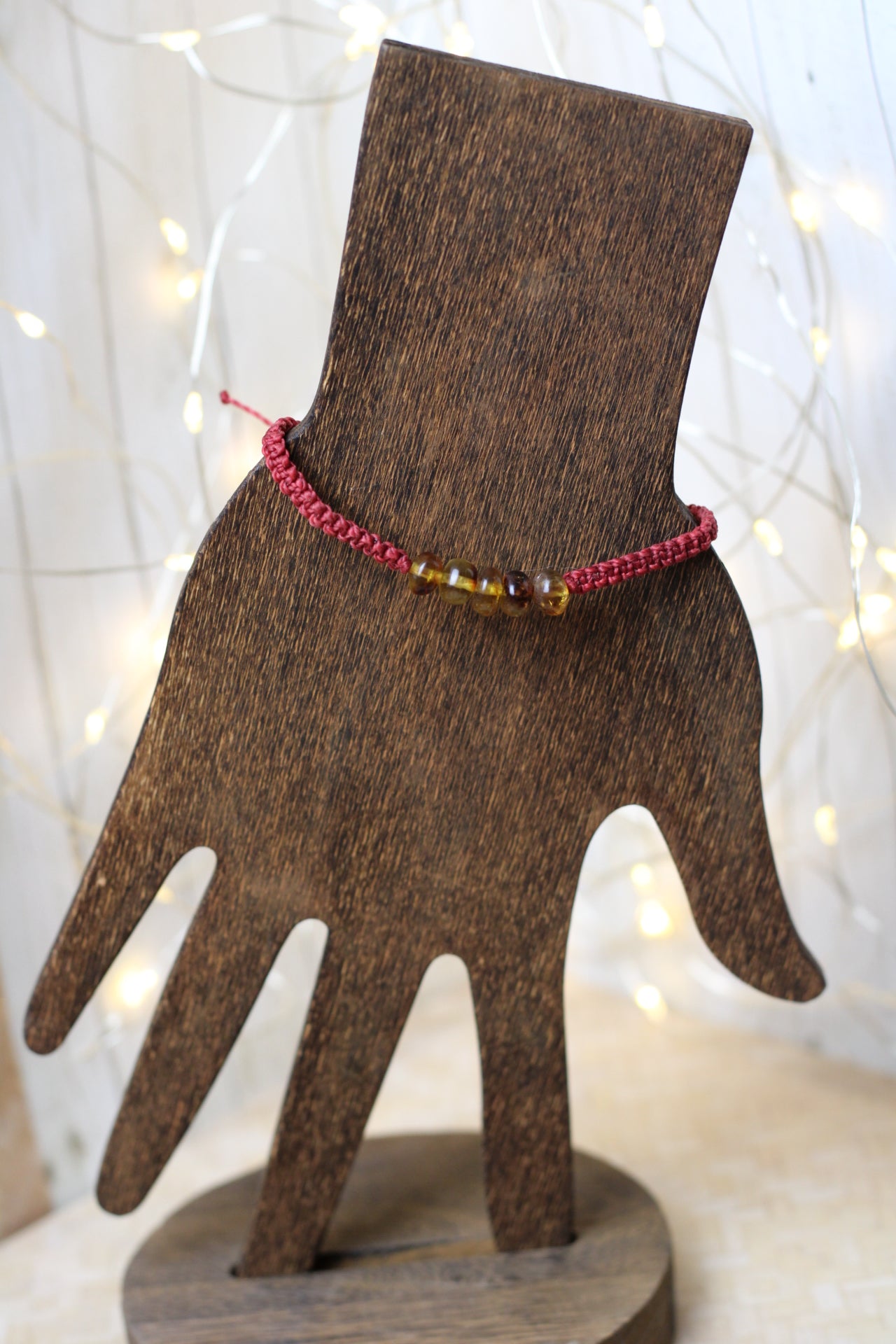 Amber bracelet