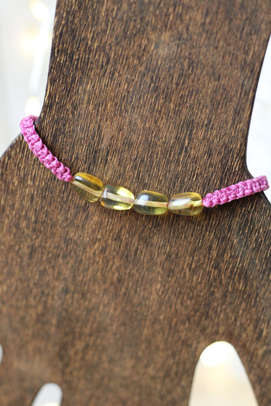 Amber bracelet