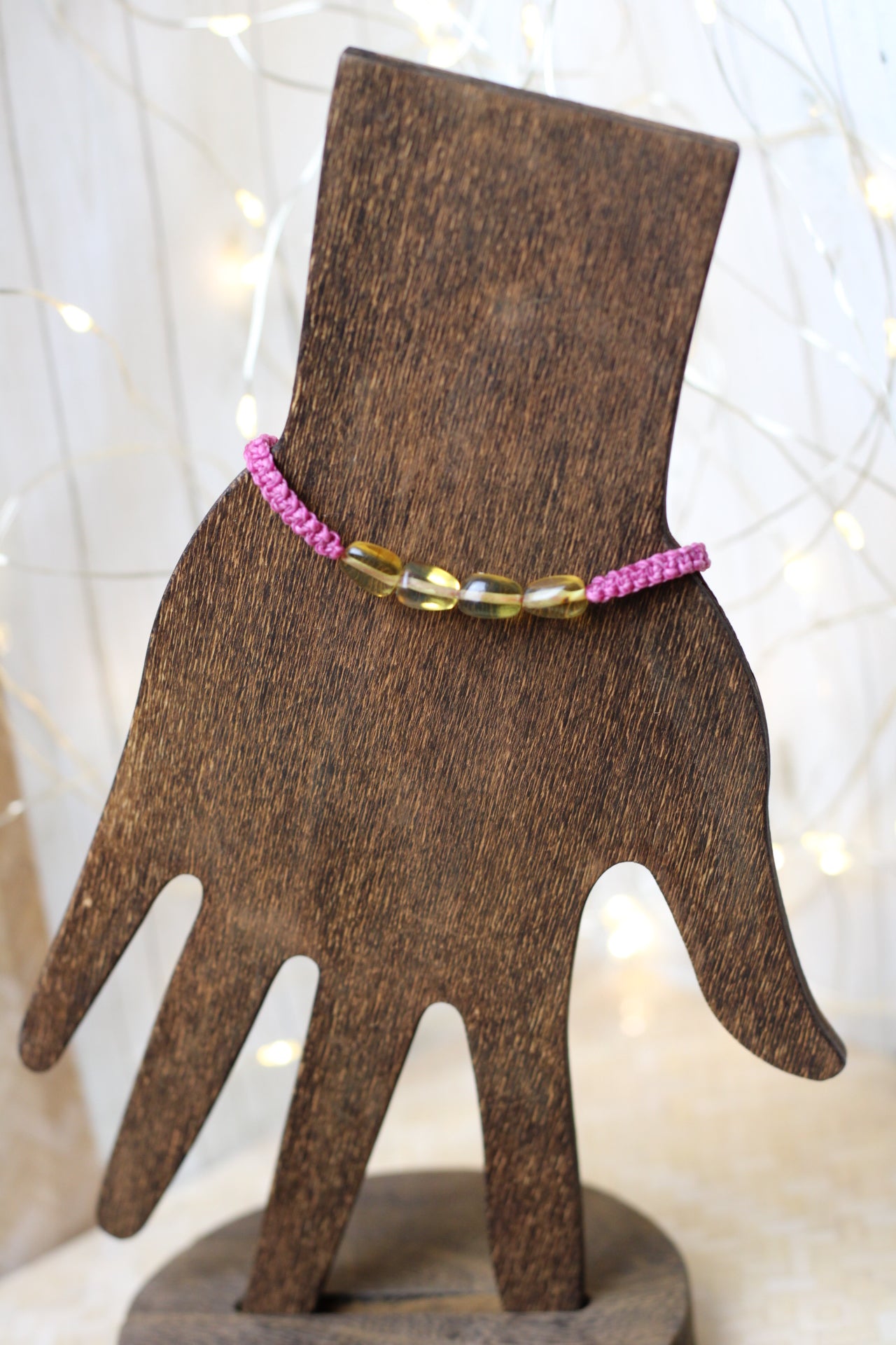 Amber bracelet