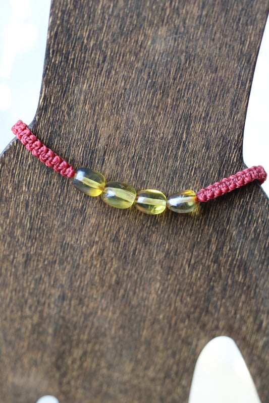 Amber bracelet