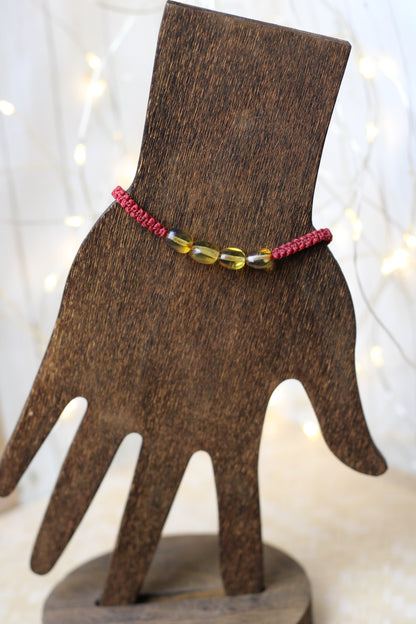 Amber bracelet