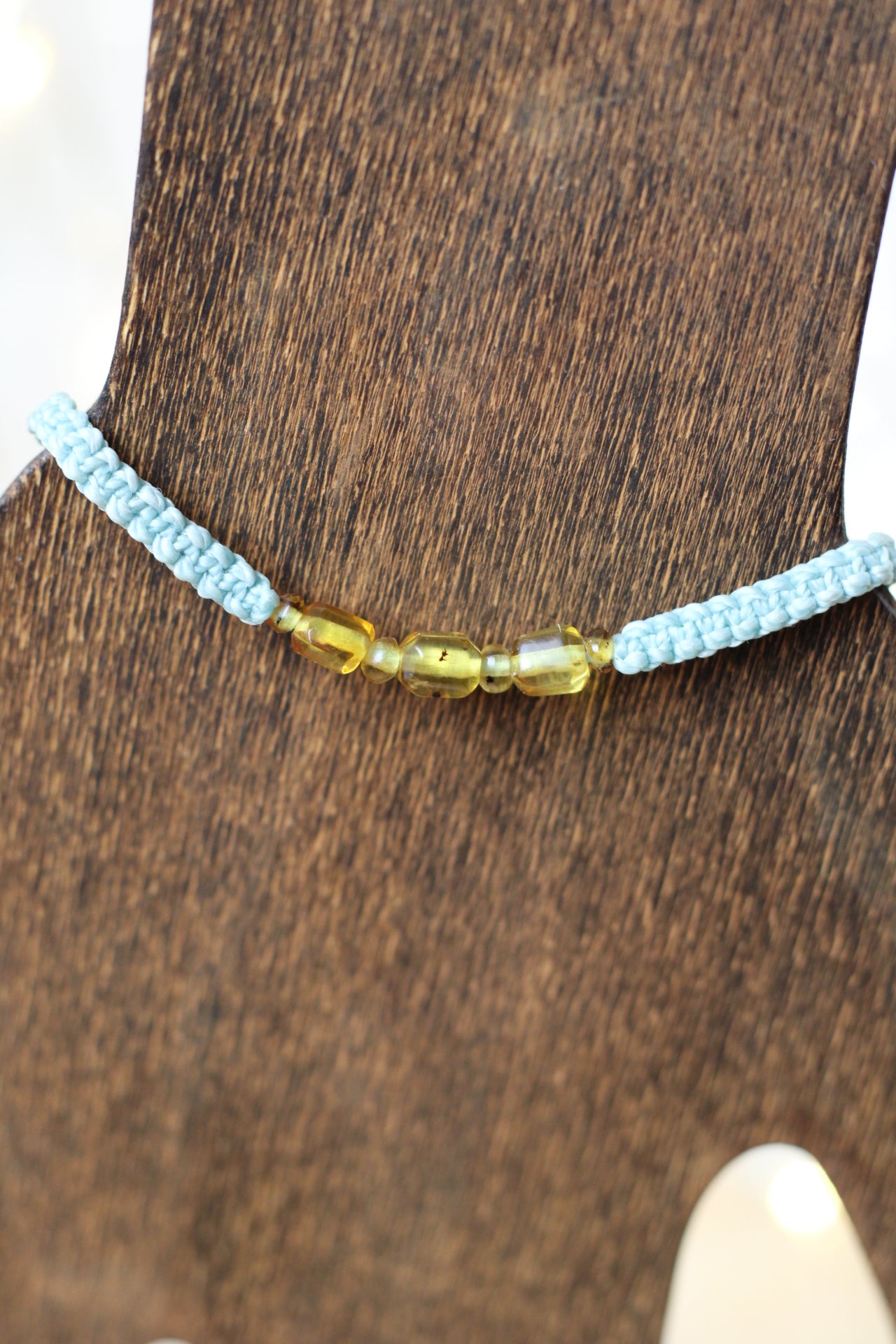 Amber bracelet