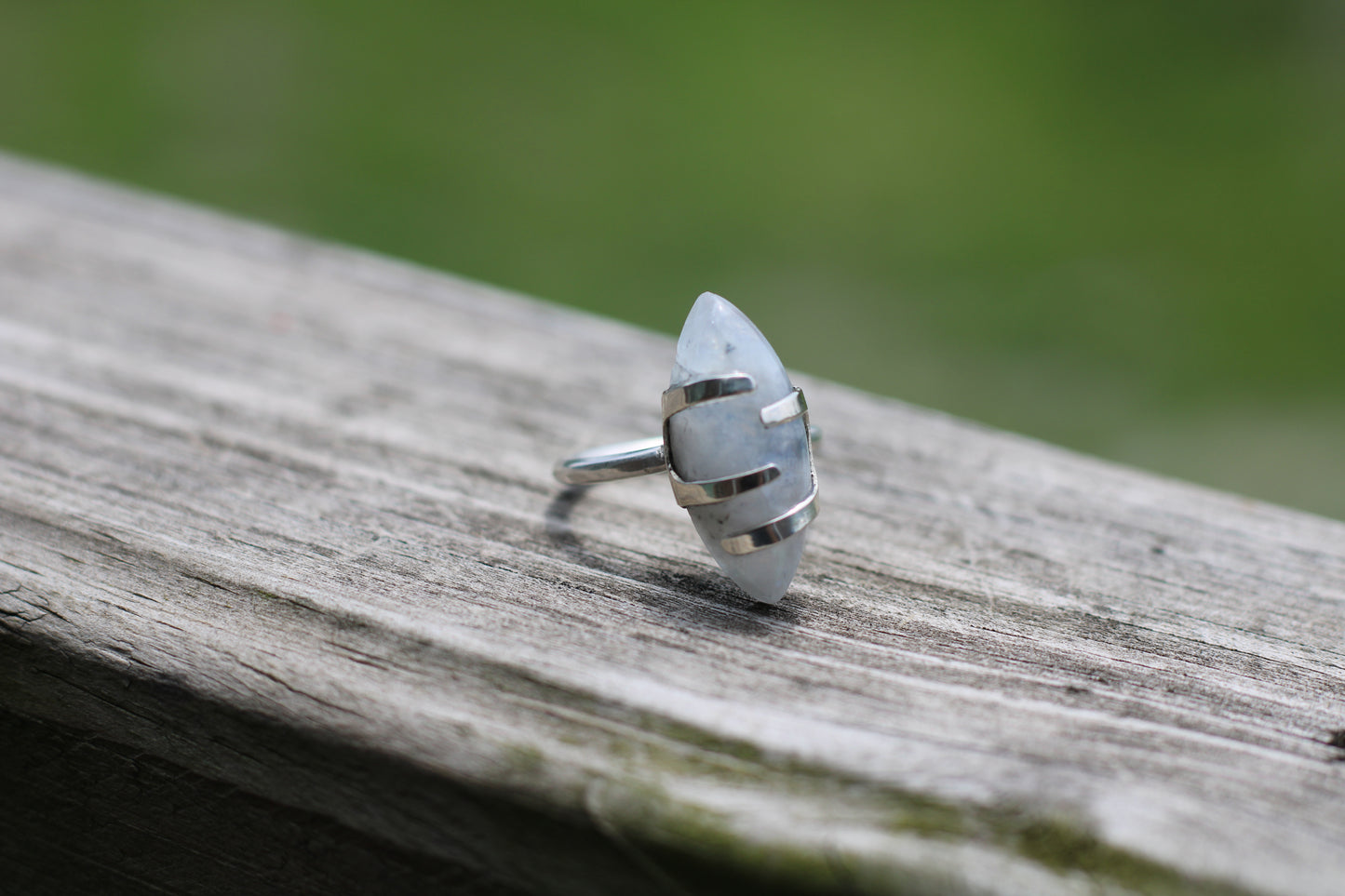 Silver .925 Moonstone Ring size 8